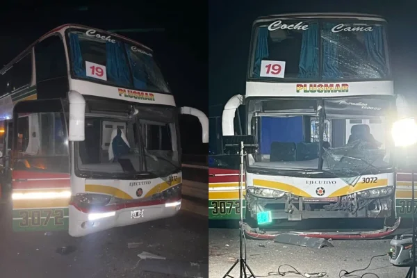 Chocaron tres micros con hinchas de Estudiantes que iban a Santiago del Estero por la final del Clausura