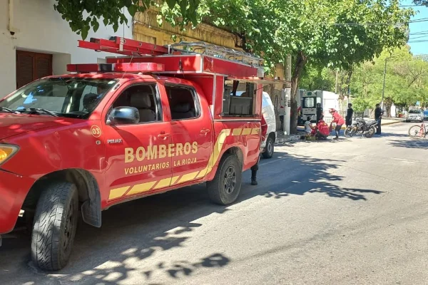 Motociclista herido tras un siniestro vial en el centro
