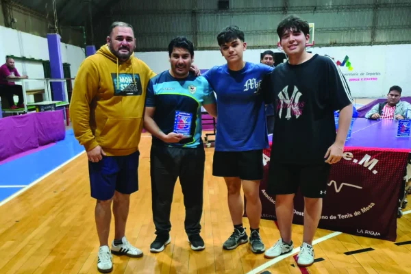 Tenis de Mesa: Luciano Salinas se coronó campeón en el Torneo de Chilecito