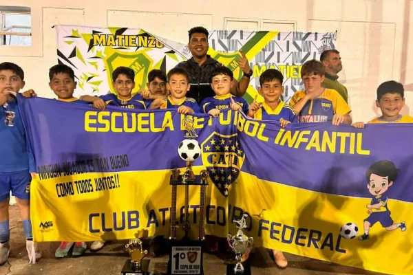El club Tiro Federal de Chamical se coronó pentacampeón en un Mundialito de Fútbol Infantil
