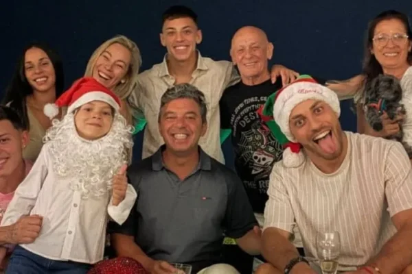 Descanso navideño: el festejo en familia de Gallardo y los jugadores de River