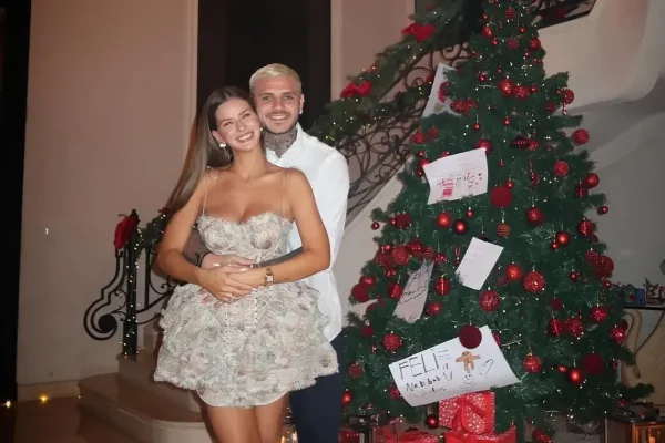 La romántica celebración de Navidad de Mauro Icardi y la China Suárez