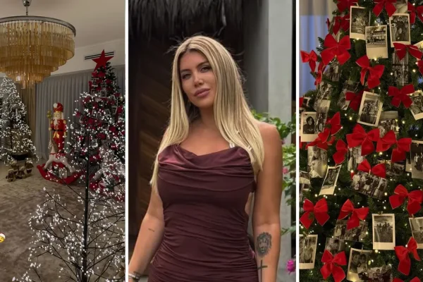 La Navidad de Wanda Nara en Uruguay sin sus hijas: el menú y el obsequio de lujo