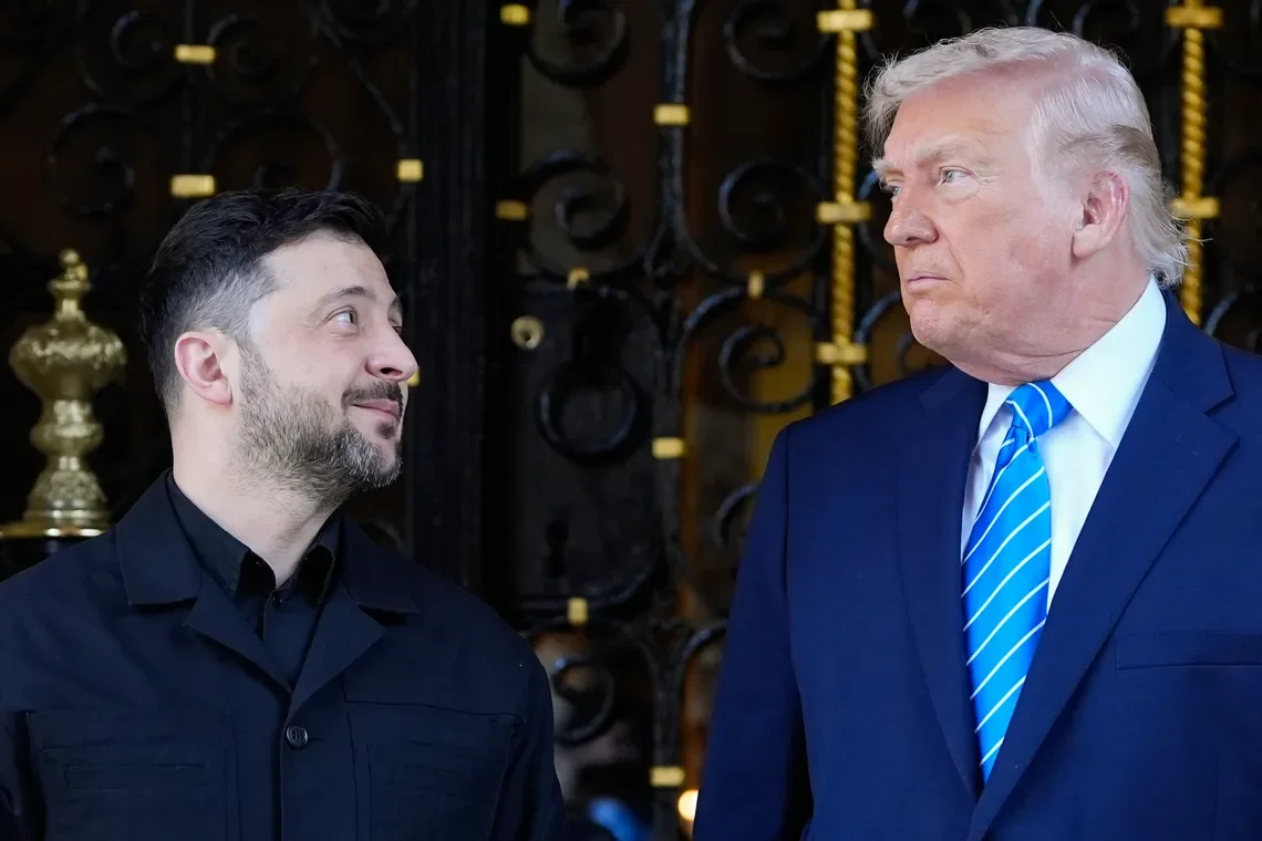 Frente a frente, Trump y Zelenski conversaron sobre un plan de paz para Ucrania