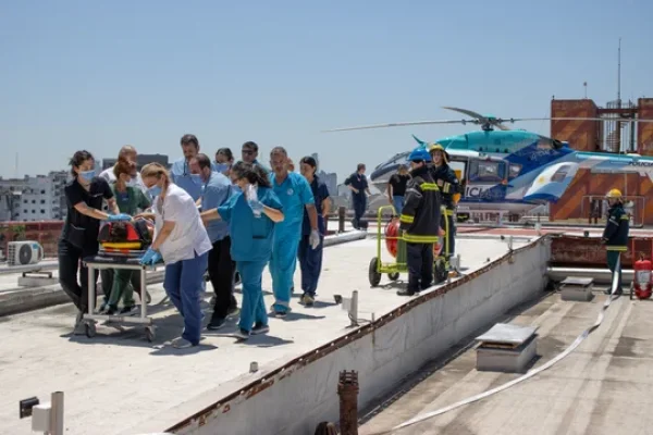 El Hospital Garrahan reactivó su helipuerto propio tras cuatro años de inhabilitación por falta de gestión