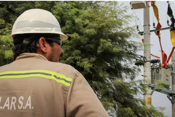 Edelar informó sobre el estado del servicio eléctrico en Los Llanos Sur