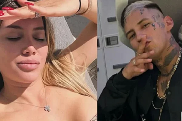 L-Gante: un palito para Wanda Nara y el festejo de año nuevo en una panadería