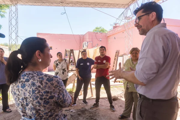Avanzan las obras en el Hospital de Chañar