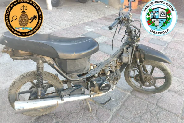 Robaron una moto y la Policiía la encontró abandonada