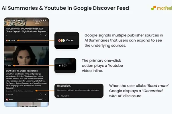 Un estudio confirma que el 51 % del feed de Google Discover ya está ocupado por resúmenes generados por inteligencia artificial