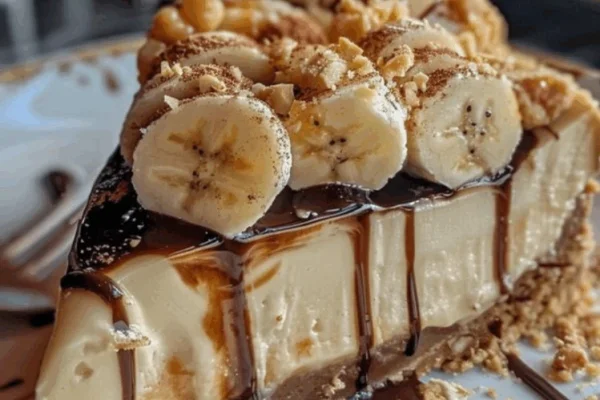 Torta helada de banana split: el postre fresco que estás necesitando