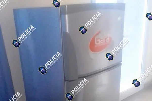 La Policía secuestro una heladera en la zona sur