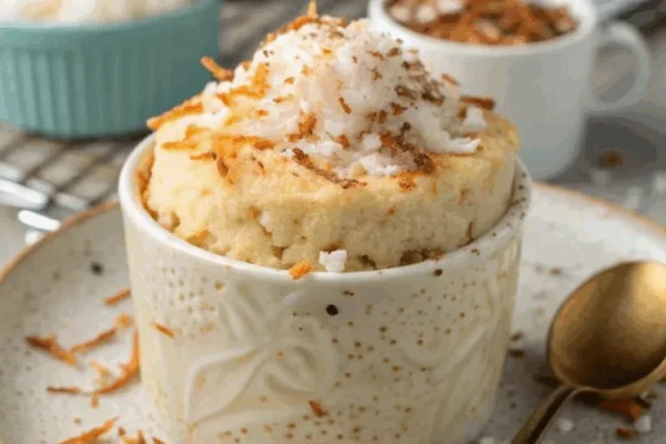 Budín de coco individual: el antojo dulce que resolvés en minutos