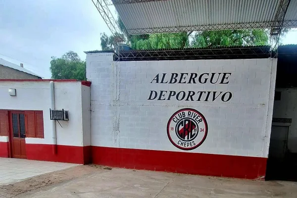 River de Chepes cedió su albergue para afectados por el Temporal