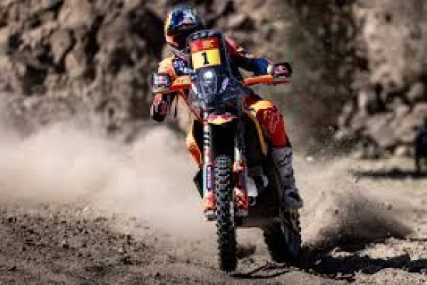 Las Motos llegan con una mínima deferencia de tiempo al día de descanso del Dakar 2026