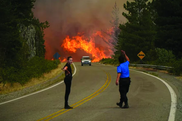 Incendios en Chubut: rehabilitaron el tránsito entre Epuyén y El Hoyo