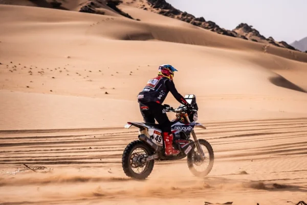 El argentino Santiago Rostan, firme con la KTM y en su «mejor Dakar»