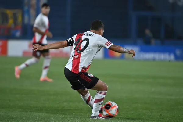 Juan Fernando Quintero fue capitán de River ante Millonarios de Colombia: 