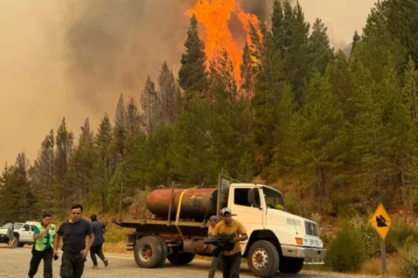 Incendios en Chubut: se esperan lluvias para toda la jornada