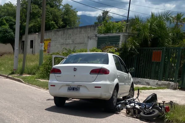 Un menor terminó en el hospital tras un siniestro vial