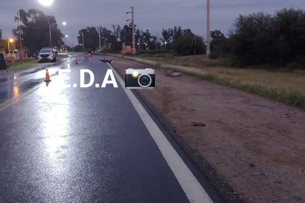 Chamical: dos jóvenes resultaron con lesiones leves tras un accidente en la Ruta 38