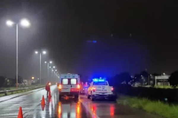 Una mujer resultó herida tras una caida en Ruta 38