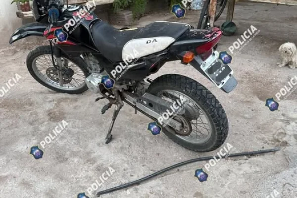 Intentó robar una motocicleta y terminó preso