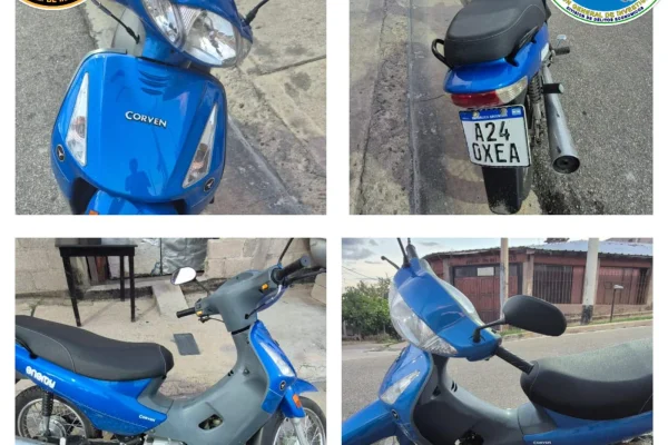Secuestran una motocicleta por un hecho de  estafa
