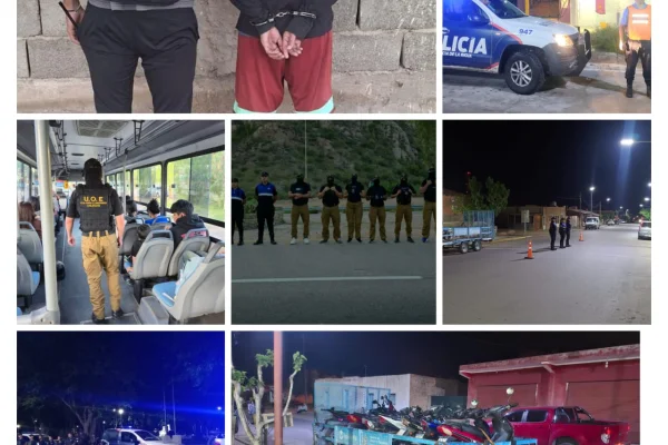 La Policía desplegó intensos operativos de prevención y seguridad en Chilecito