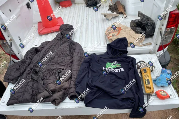 La Policía recuperó elementos robados en la zona este