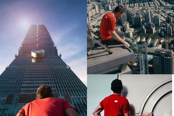 Hazaña y vértigo en Taiwán: Alex Honnold escaló el Taipei 101 sin cuerdas y se sacó una selfie a 508 metros