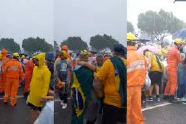 Tragedia en Brasilia: rayo hirió a 30 manifestantes durante una marcha a favor de Bolsonaro