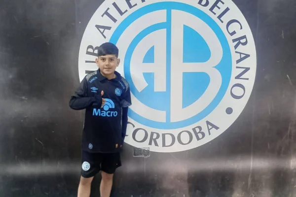 Un pequeño futbolista de Milagro fue seleccionado por Belgrano de Córdoba
