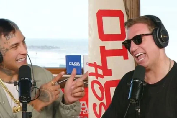 L-Gante y Maxi López, cara a cara por primera vez en vivo