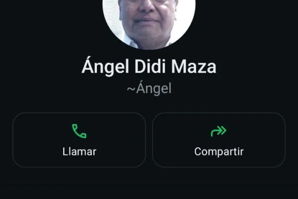 Angel Maza denunció un intento de fraude en su nombre