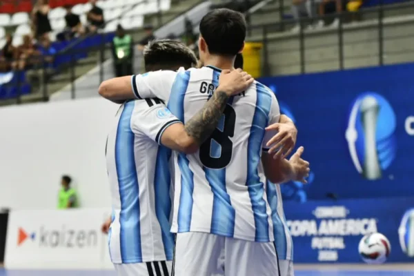 La Selección argentina de futsal goleó a Paraguay y se clasificó a las semifinales de la Copa América