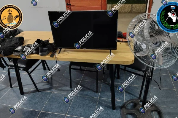 La Policía recuperó varios elementos en Aimogasta