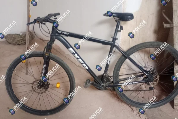 Recuperaron una bicicleta robada en la capital