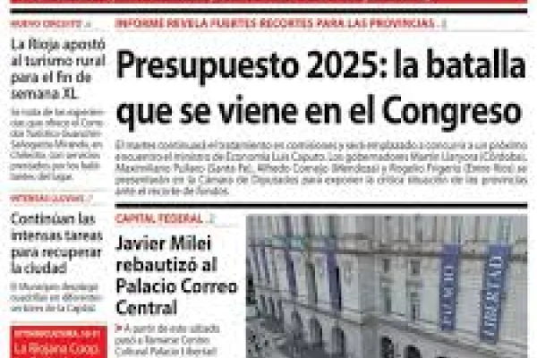 Este lunes no sale la edición impresa de Nueva Rioja