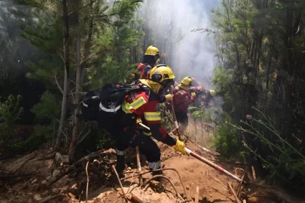 Los incendios en Chubut no cesan y la Ruta Provincial N°71 está cortada