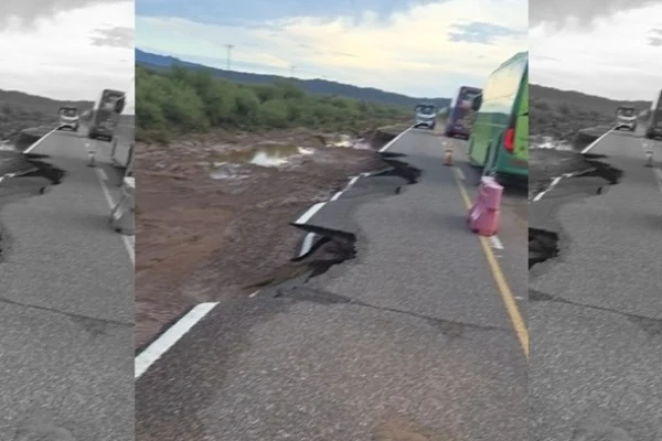 Ruta 141 con restricción total camino a San Juan
