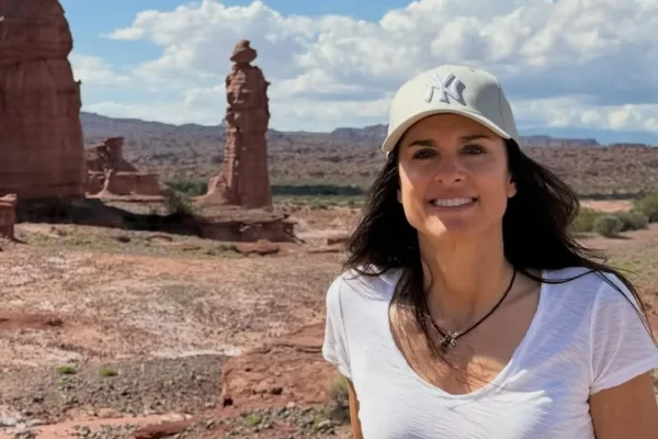 Gabriela Sabatini pasó por La Rioja y visitó Talampaya