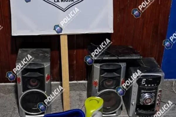 La Policía secuestró elementos robados en Chañar