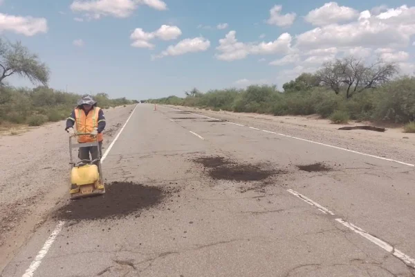 Vialidad realizó trabajos de bacheo en Mascasin