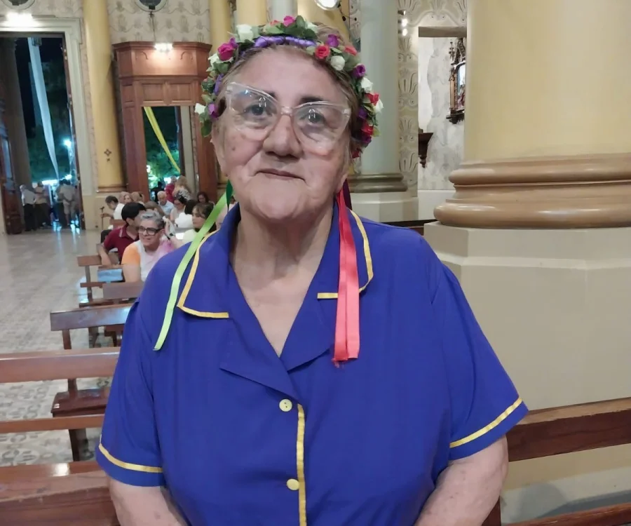 Rosa es una ferviente promesante del Ni&ntilde;o Alcalde.