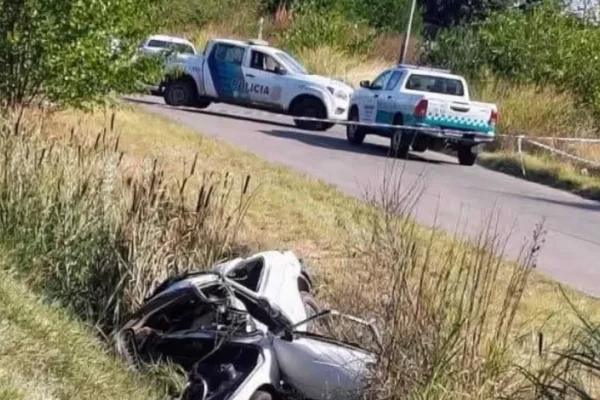 Florencio Varela: persecución, choque con patrullero y un muerto
