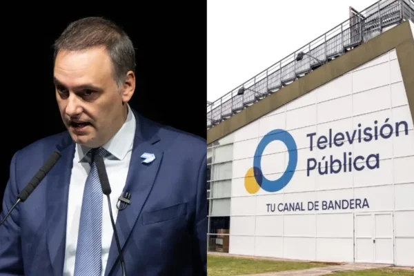 Adorni aseguró que podrían cerrar la TV Pública