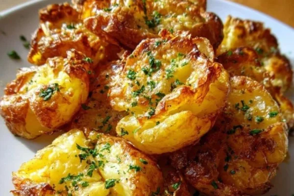 Papas smash crocantes: receta fácil con queso y toque cítrico