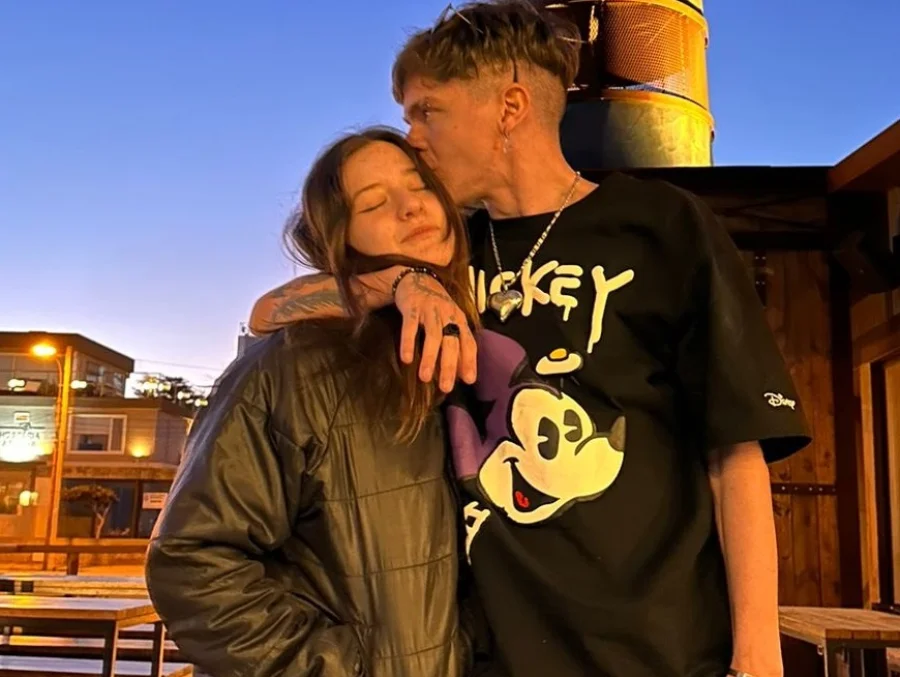 La pareja de enamorados.