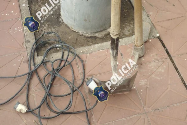 Robó elementos en el centro y quedó detenido